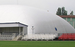 Air-supported buildings